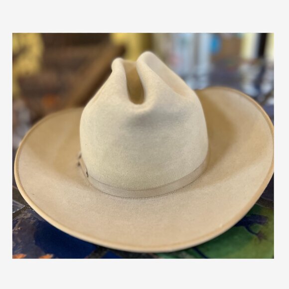 Stetson Stallion Vintage Cowboy Hat in Silverbelly / Beige Felt Size 6 3/4” / 54 main image 5